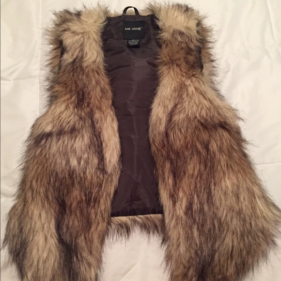 Faux fur vest