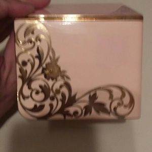 1940s  vintage Elgin enamel business card box/ cig