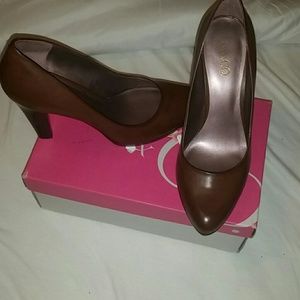 Dark brown heels