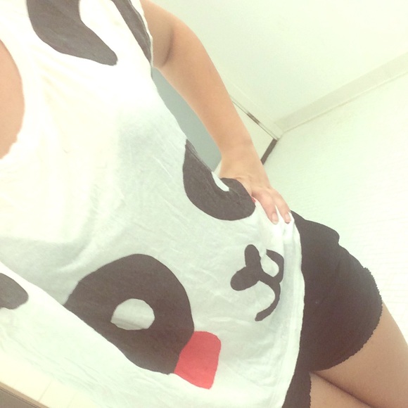 Workshop loose fit panda shirt
