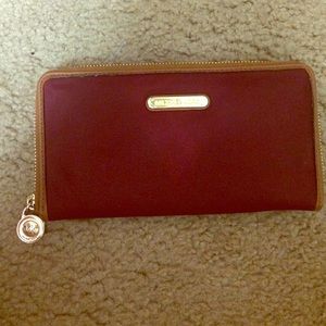 Authentic Michael Kors burgundy wallet