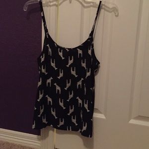giraffe tank top
