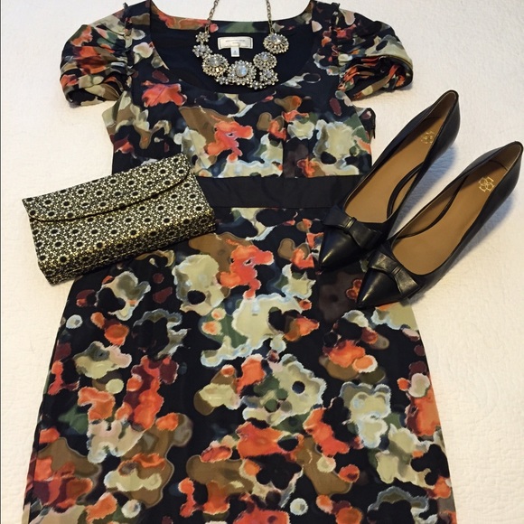 Anthropologie Dresses & Skirts - Anthropologie silk floral dress