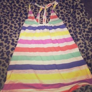American eagle tank top with strappy back