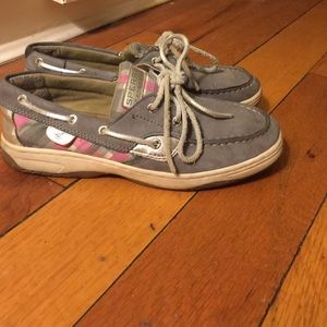 Grey and pink SPERRY TOP-SIDER