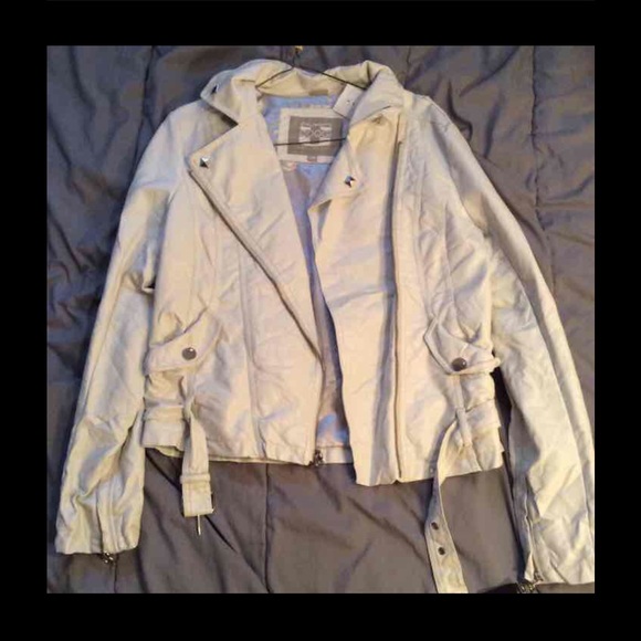 White Leather Jacket