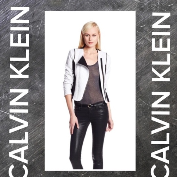 Gorgeous Calvin Klein white/black Jacket - Picture 2 of 3