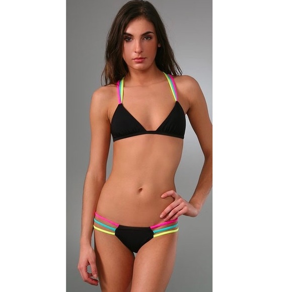 Mara Hoffman Three Strap Bikini