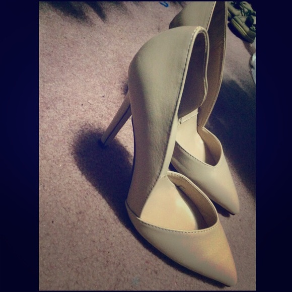 Beige High Heels