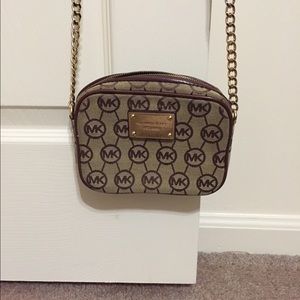 MK circle monogram Crossbody
