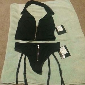 2 piece dominitrix style lingerie