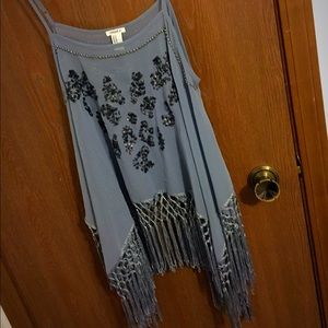 Forever 21 fringed top. NWT!!!!