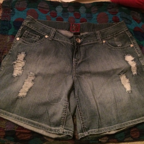 Torrid Denim Shorts distressed style