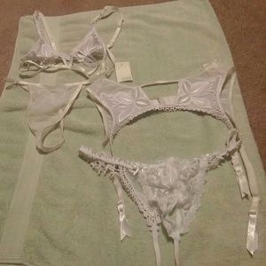 4 piece naughty angel lingerie