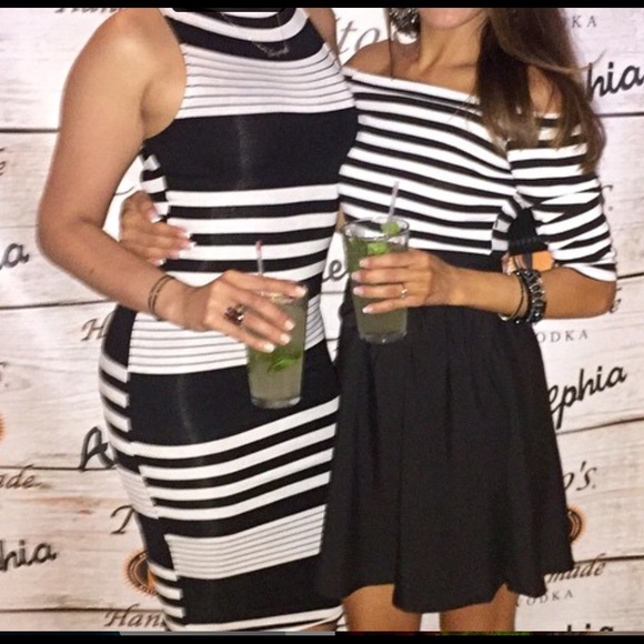 Striped dress chic and stylish