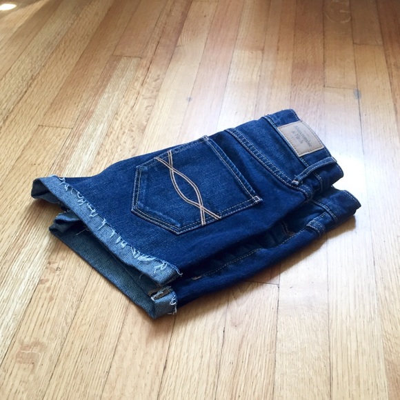 dark high-waisted shorts