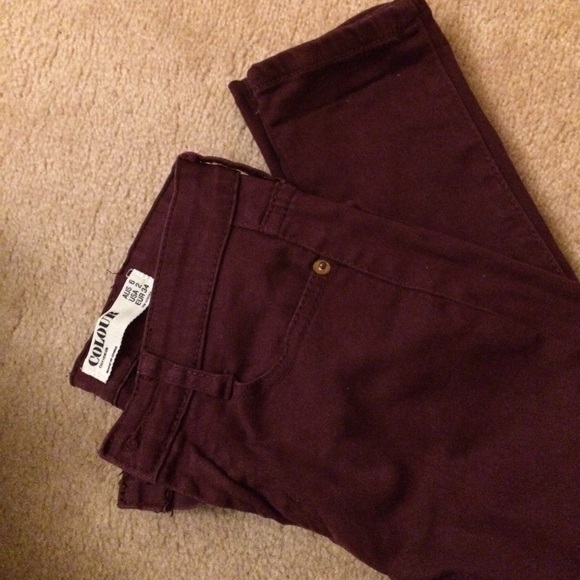 Cotton On Maroon Jeans