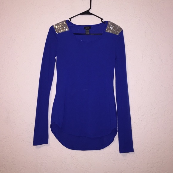 Navy Long-Sleeved Shirt