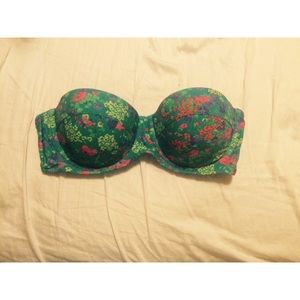 aerie strapless bikini top