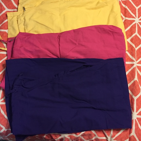 Medical Scrub Pants x3
