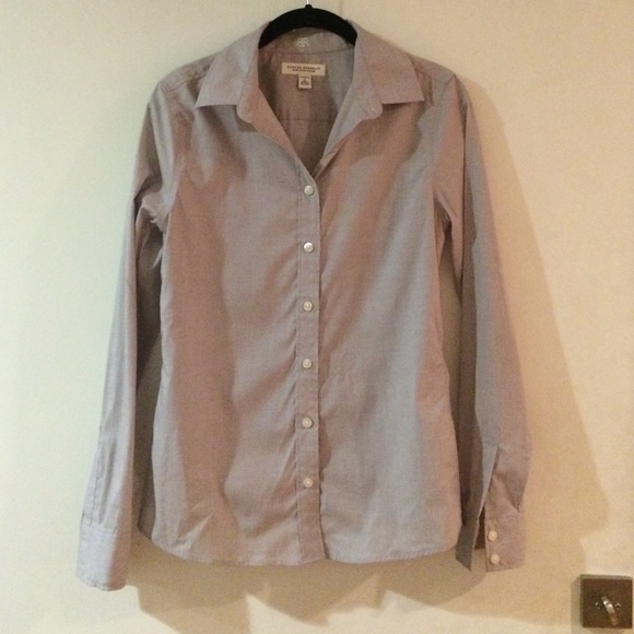 Banana Republic non iron fitted stretch button up