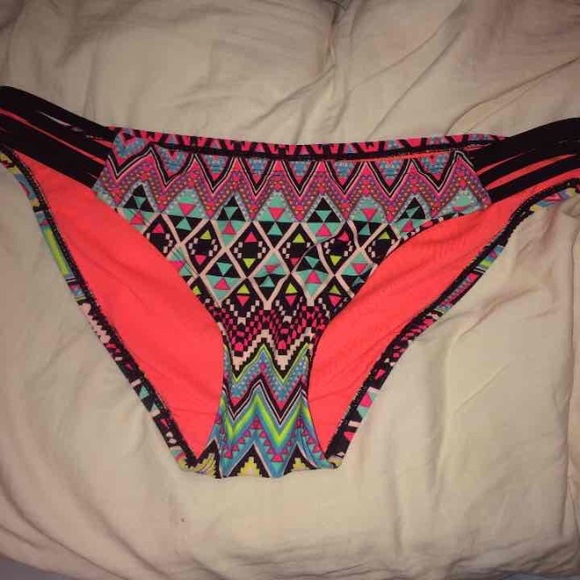 Colorful swim suit bottoms