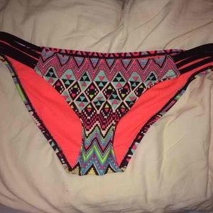 Colorful swim suit bottoms