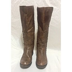 Steve Madden tan riding boots