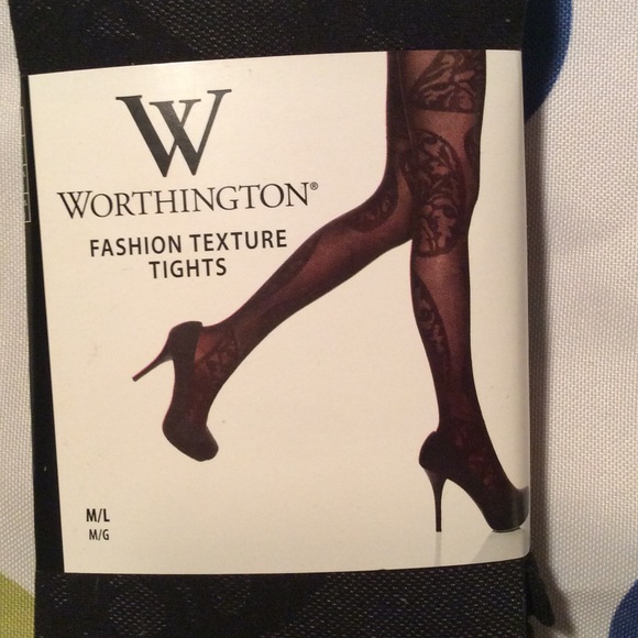 Black Fashion Texture Tights