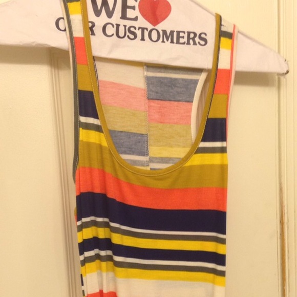 A multi colored maxi dress