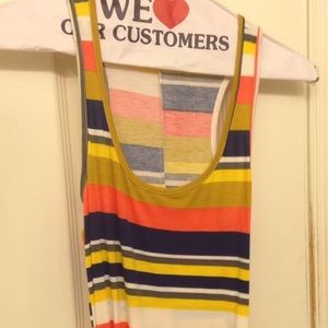 A multi colored maxi dress