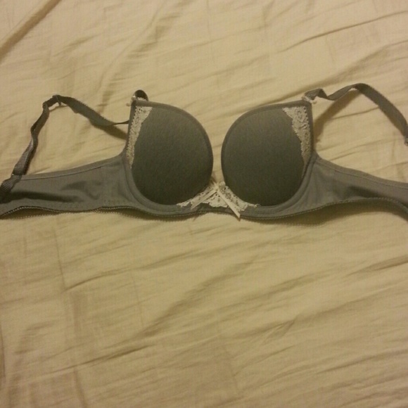 Freya deco plunge bra grey