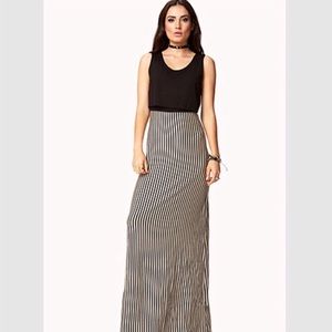 Black and Whit Stripe Dress