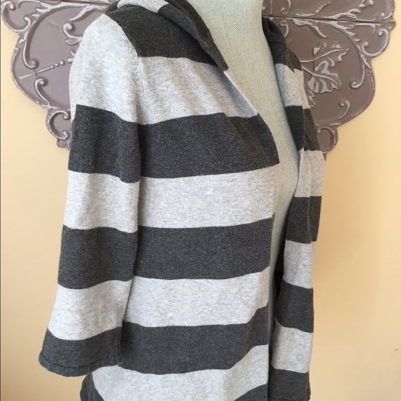 Pink Rose hooded open cardigan - Picture 2 of 4