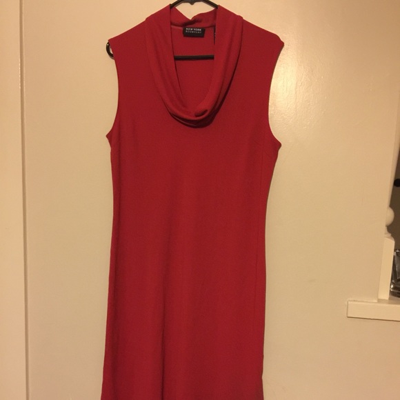 New York and Company Red Polyester Dress