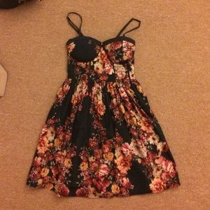 [SOLD on Ebay] Floral Navy Blue Dress