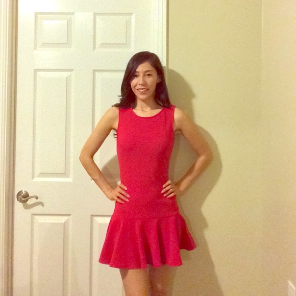 Playful red dress!!