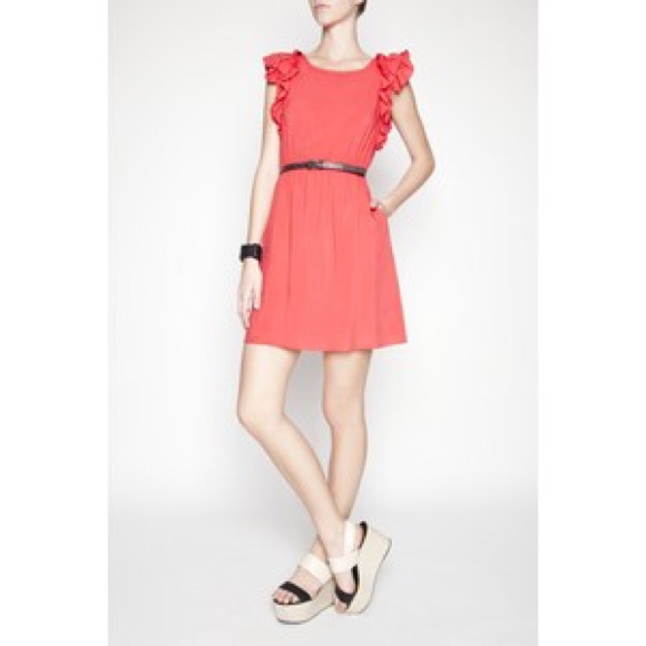 BCBGirls Ruffle Dress - Picture 2 of 3