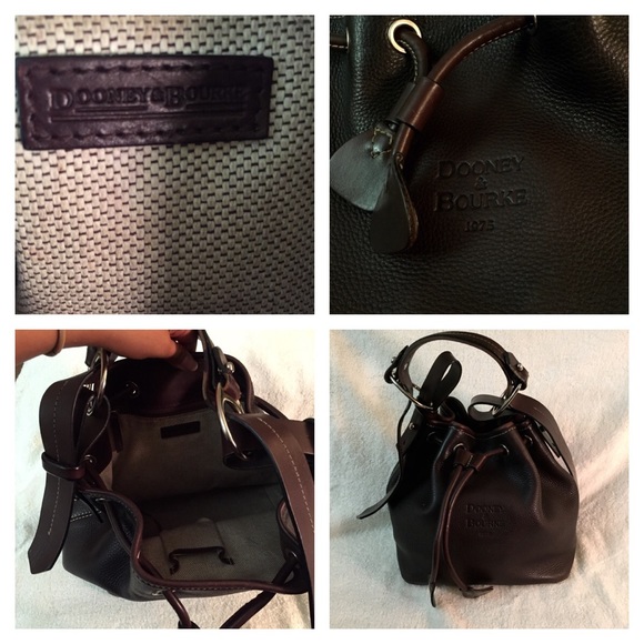 🚫 SOLD Downey & Bourke Lather Brown Bag - Picture 3 of 4