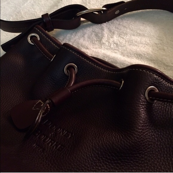 🚫 SOLD Downey & Bourke Lather Brown Bag - Picture 4 of 4