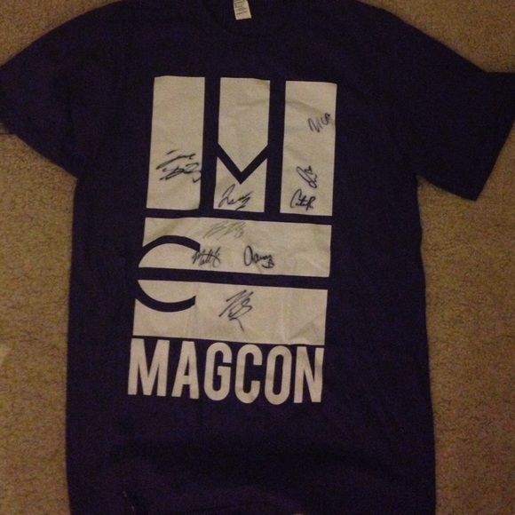 Purple Magcon Shirt SIGNED
