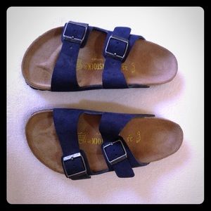 🌟Navy suede Birkenstock shoes🌟