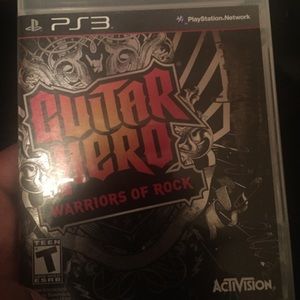 PS3: Guitar hero Warriors of rock