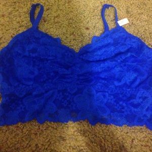 Blue bralette