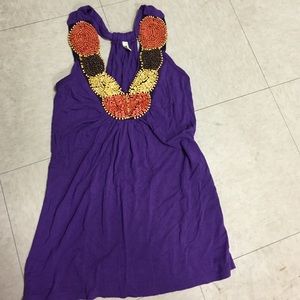 Purple summer top