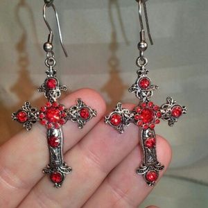 Cross earrings