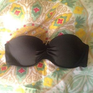 Black Bandeau VS Bathing Suit