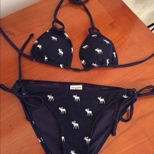 Abercrombie and Fitch youth bikini size medium.