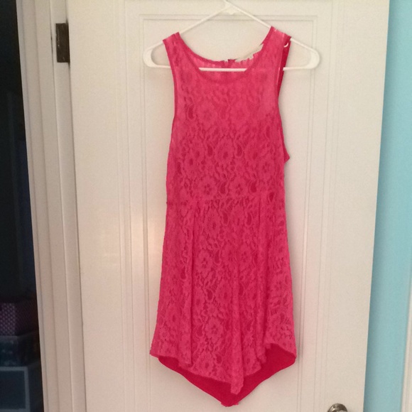 Pink Lace Dress