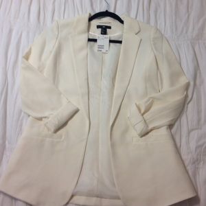NWT CREAM BLAZER!